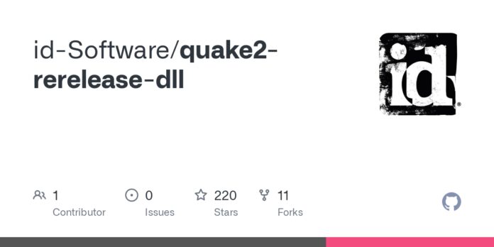 Source code for Quake 2 rerelease