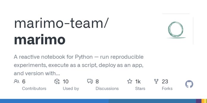 Show HN: Marimo – an open-source reactive notebook for Python